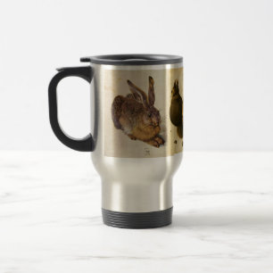 The Rabbit ( Young Hare ) ,Squirrels and Owl Travel Mug