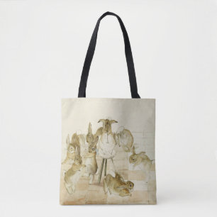 The Rabbits Christmas Party by Beatrix Potter Tote Bag