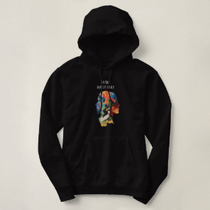 "The Race against myself." inspirational quotes Hoodie