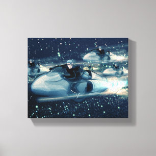 The Race Canvas Print
