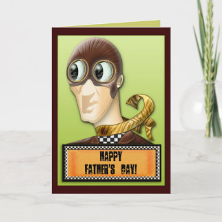 The Race Driver (Father's Day card) Card
