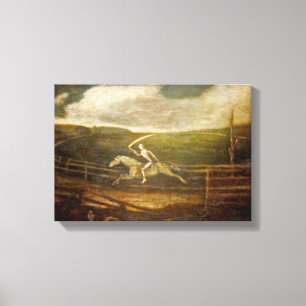 The Race Track - Death of on Pale Horse - by Ryder Canvas Print