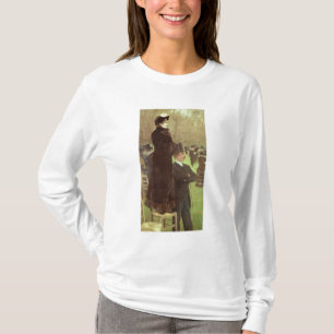 The Races at Auteuil, Paris (oil on canvas) T-Shirt