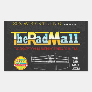 The Rad Mall "80's Wrestling" Stickers (set of 4)