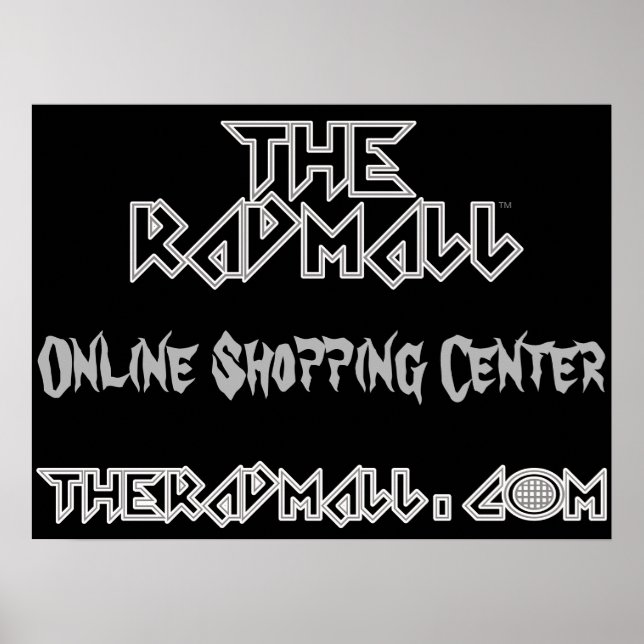 The Rad Mall "Headbangers" Poster (Front)