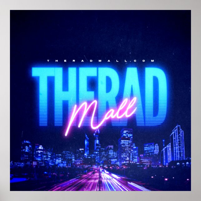 The Rad Mall "Wave 6" Poster (30" x 30") (Front)