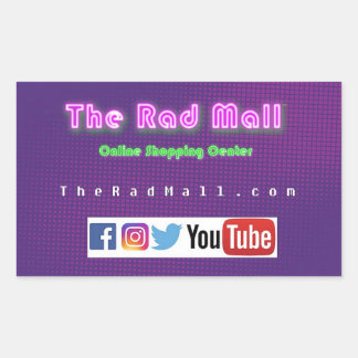 The Rad Mall "Website" Sticker