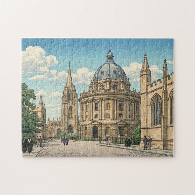 The Radcliffe Camera in Oxford University  Jigsaw Puzzle (Horizontal)