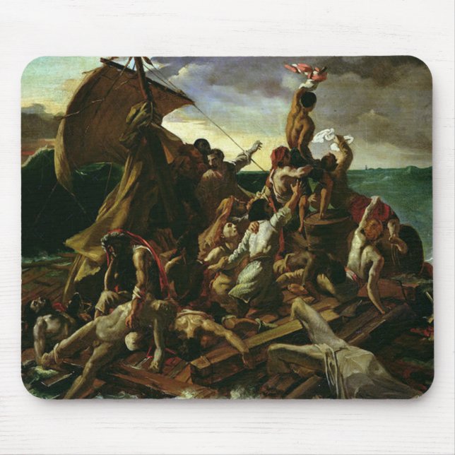 The Raft of the Medusa Théodore Géricault Mouse Pad (Front)