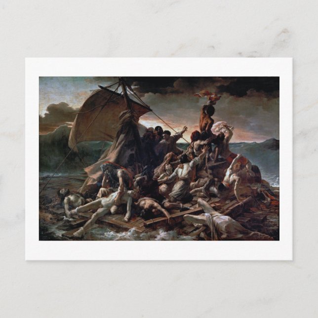 The Raft of the Medusa, Theodore Gericault Postcard (Front)