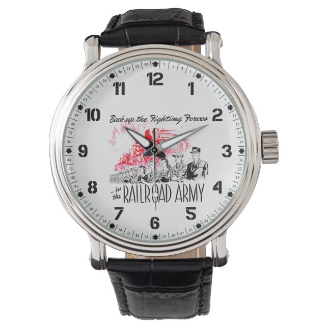 The Railroad Army - Back up the fighting Forces    Watch (Front)
