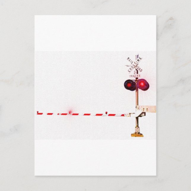 The Railroad Crossing Postcard (Front)