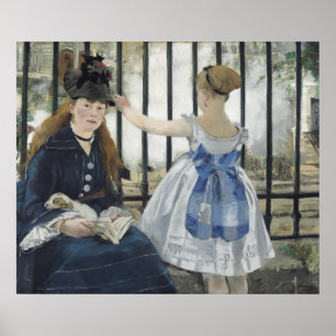 The Railway by Edouard Manet Poster