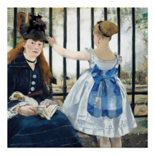 The Railway Edouard Manet Poster