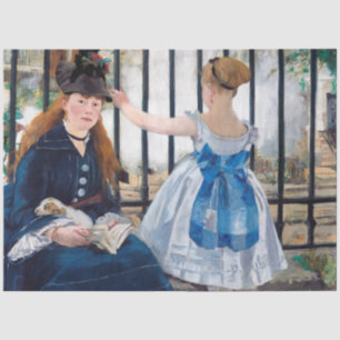 The Railway, Edouard Manet Tissue Paper