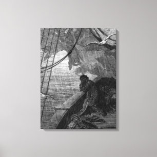 The rain begins to fall canvas print