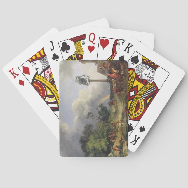 The Rainbow, 1784 (oil on canvas) Playing Cards (Back)
