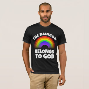 THE RAINBOW BELONGS TO GOD, Christian T-shirts