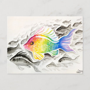 The rainbow fish  postcard