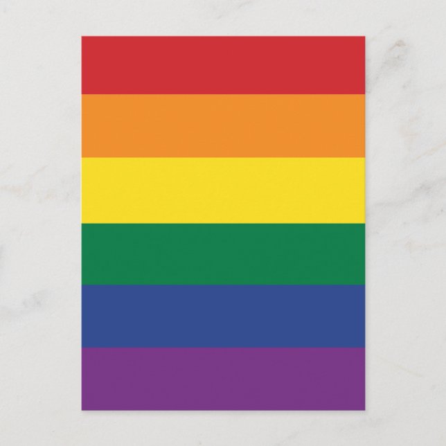 The Rainbow Flag Postcard (Front)