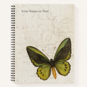 The Rainforest Titan – Vintage Cairns Birdwing Notebook