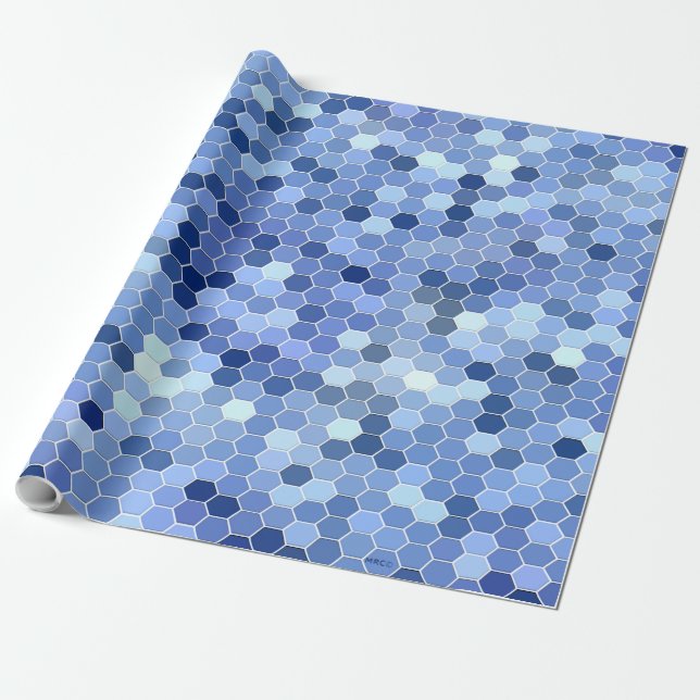 The rainy cobblestone road...... wrapping paper (Unrolled)