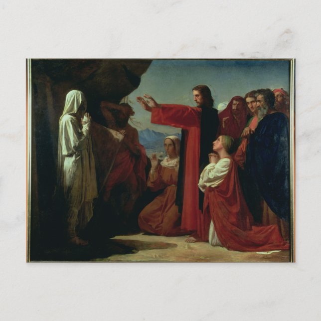 The Raising of Lazarus, 1857 Postcard (Front)