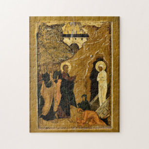 The Raising of Lazarus from a Festival Tier Icon   Jigsaw Puzzle