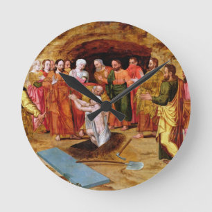 The Raising of Lazarus Round Clock