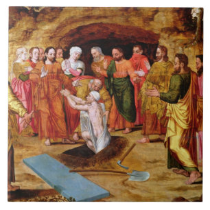 The Raising of Lazarus Tile