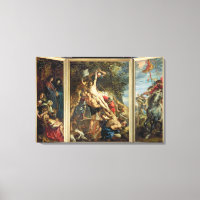 The Raising of the Cross, 1610-11 (oil on panel)