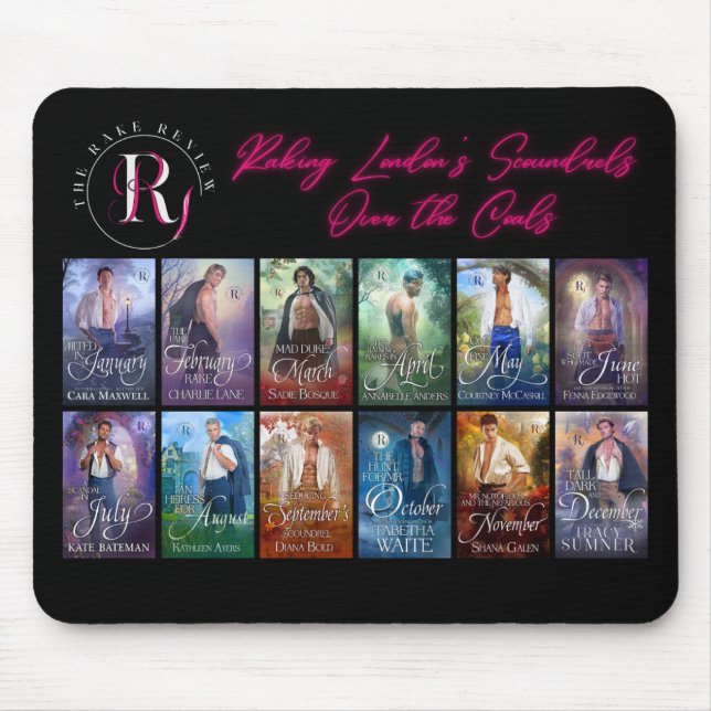 The Rake Review Mousepad- black Mouse Pad (Front)