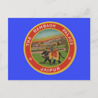 The Rambagh Palace Hotel - Jaipur India - Travel Postcard