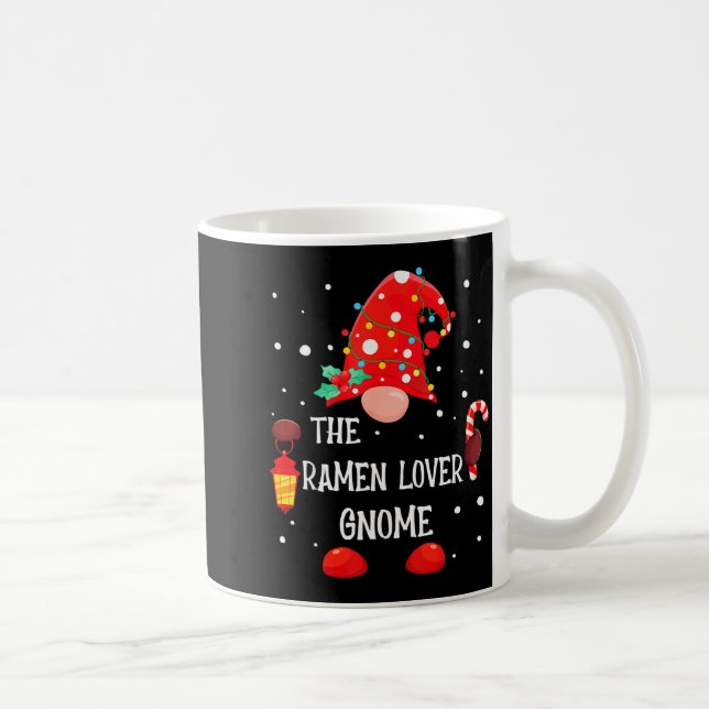 The Ramen Lover Gnome Matching Family Christmas Gn Coffee Mug (Right)
