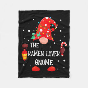 The Ramen Lover Gnome Matching Family Christmas Gn Fleece Blanket