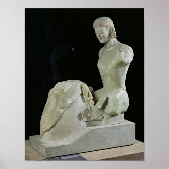 The Rampin Rider, c.550-540 BC Poster (Front)