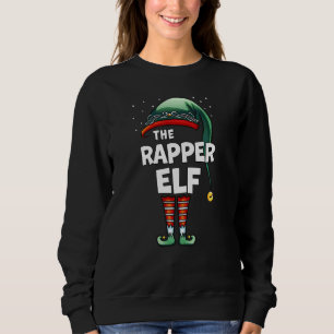 The Rapper Elf Matching Family Group Christmas Par Sweatshirt