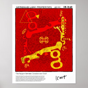 The Rapport Between Cinnabar and Gold Poster