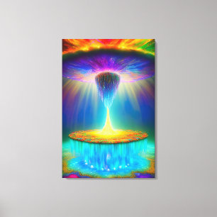 The Rapture Abstract Design Wrapped Canvas