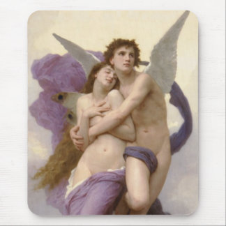 The Rapture of Psyche by William Bouguereau Mouse Pad