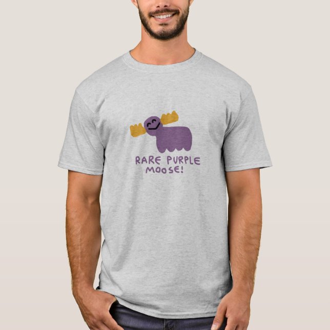 The Rare Purple Moose T-Shirt (Front)