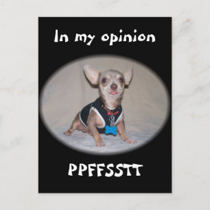 The Raspberry Opinion Postcard