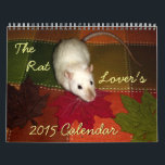 The Rat Lover's 2015 Calendar<br><div class="desc">A calendar designed specifically for rat lovers!  Enjoy these images of ten different rats throughout the year,  searching out eggs for Easter,  wearing a mermaid costume for Halloween,  writing a thank-you letter to Santa Claus.  

 Fun the whole year round!</div>