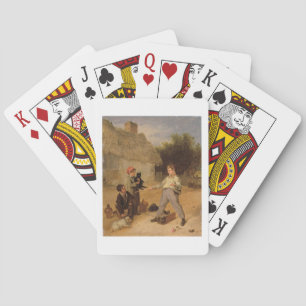 The Rat Trap (oil on panel) Playing Cards