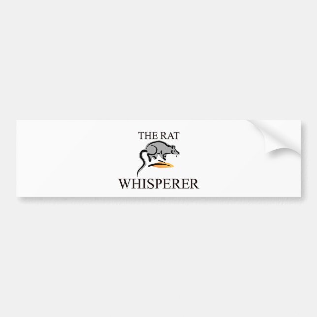 The Rat Whisperer Bumper Sticker (Front)