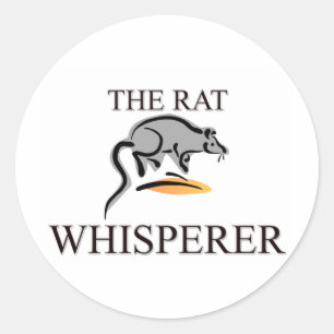 The Rat Whisperer Classic Round Sticker