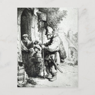 The Ratcatcher, 1632 Postcard