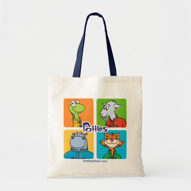The Rattles "Rattle On" Tote Bag (Front)
