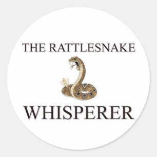 The Rattlesnake Whisperer Classic Round Sticker