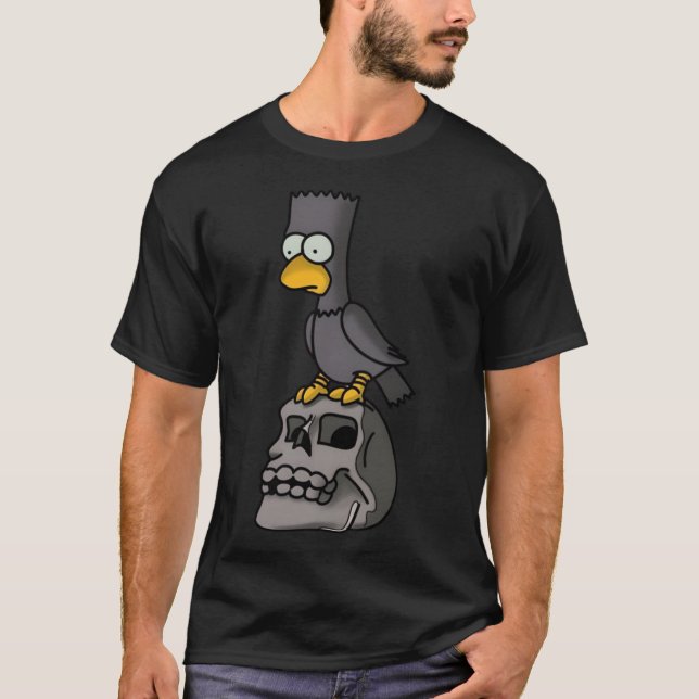 The Raven Bart retro T-Shirt (Front)